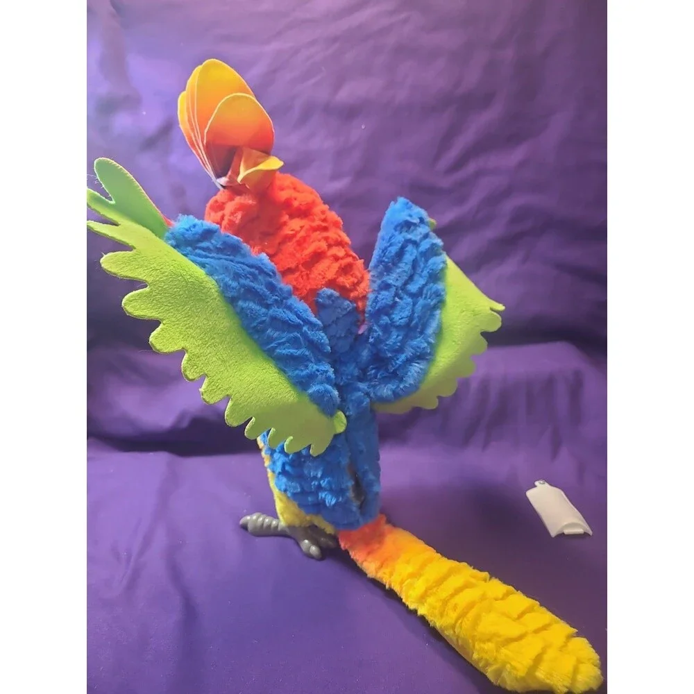FurReal Rock-A-Too SHOW BIRD INTERACTIVE PARROT by HASBRO Talks Dances